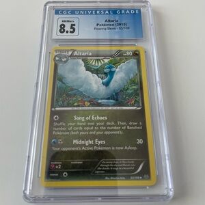 2015 Altaria Pokémon Card - Graded 8.5